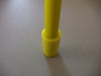 A Finished Sample of an Insert Molded Cap onto a Pultruded Pin