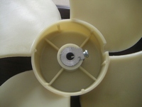 Insert Mold Fitting into a Plastic Injection Molded Fan