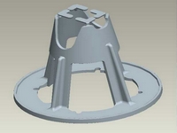 3D Representation of a Rebar Chair