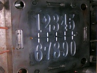 Injection Mold for ABS Numbers